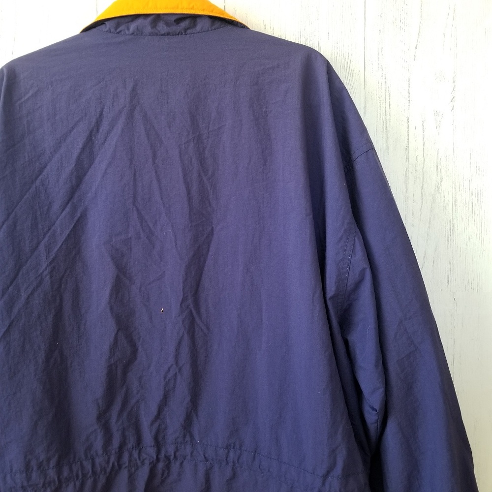 Vintage ADIDAS Drawstring Snap Pullover X-Large - Picture 5 of 7